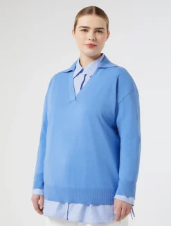 Marina Rinaldi Maglieria | Maglieria*Maglia in cotone cachemire AVIO
