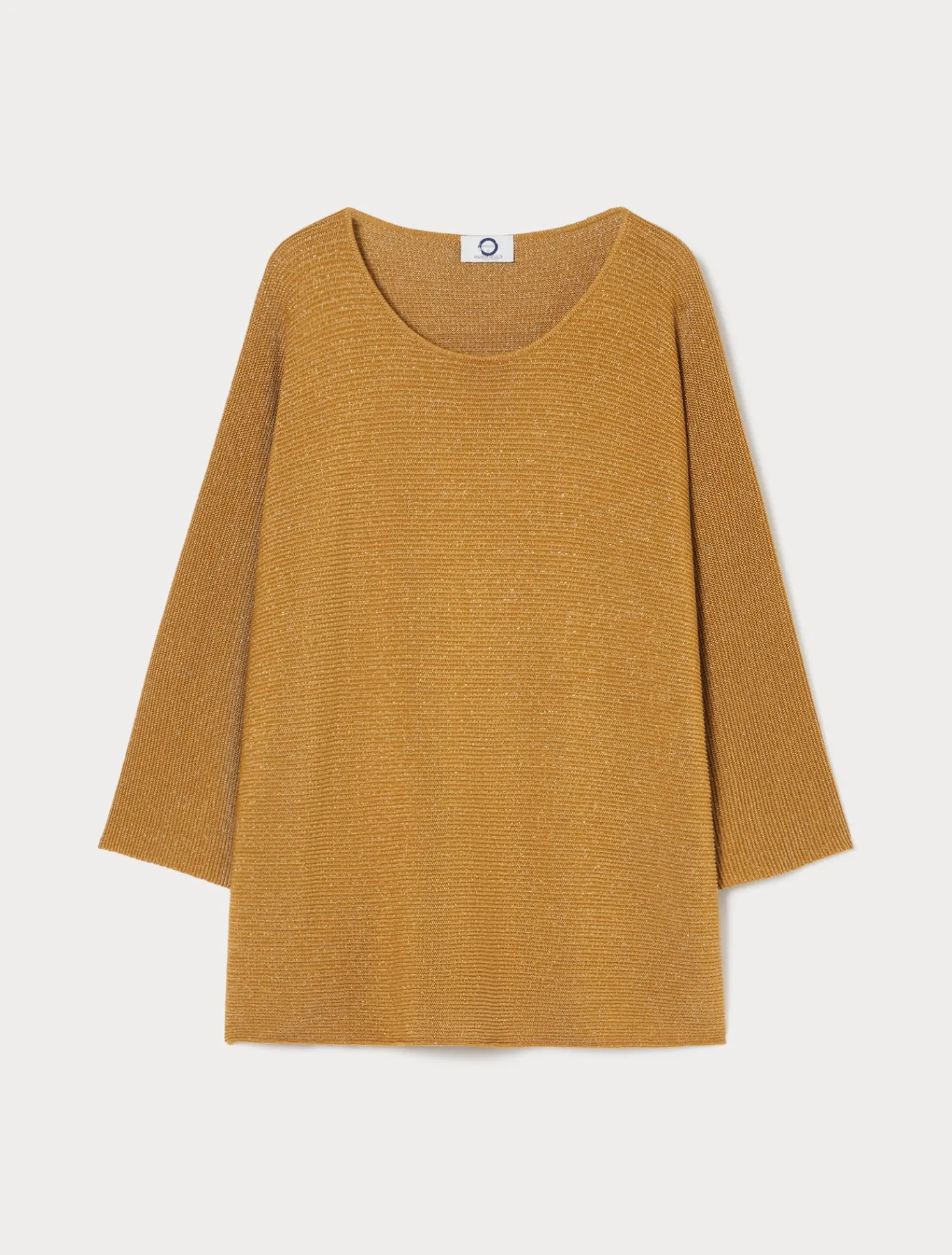 Marina Rinaldi Maglieria | Maglieria*Maglia in cotone crêpe SENAPE