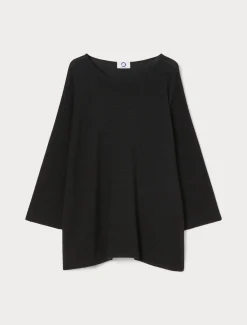 Marina Rinaldi Maglieria | Maglieria*Maglia in cotone crêpe NERO