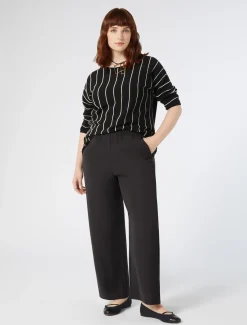 Marina Rinaldi Maglieria | Maglieria*Maglia in cotone crêpe NERO