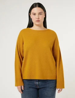 Marina Rinaldi Maglieria | Maglieria*Maglia in filato di lana SENAPE