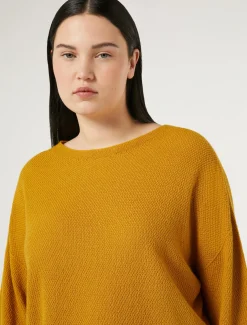 Marina Rinaldi Maglieria | Maglieria*Maglia in filato di lana SENAPE