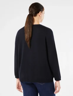 Marina Rinaldi Maglieria | Maglieria*Maglia in filato di lana BLUMARINO