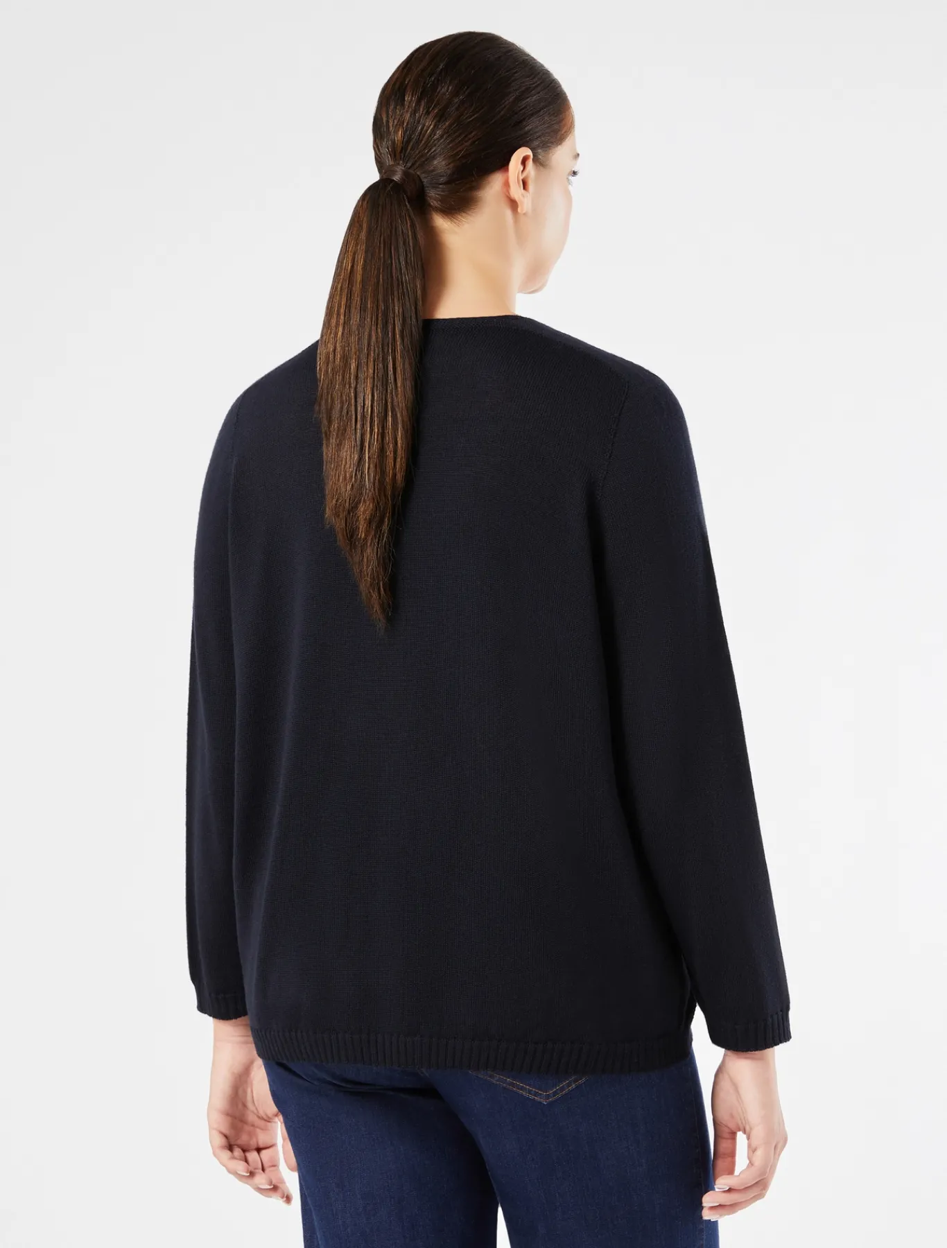 Marina Rinaldi Maglieria | Maglieria*Maglia in filato di lana BLUMARINO