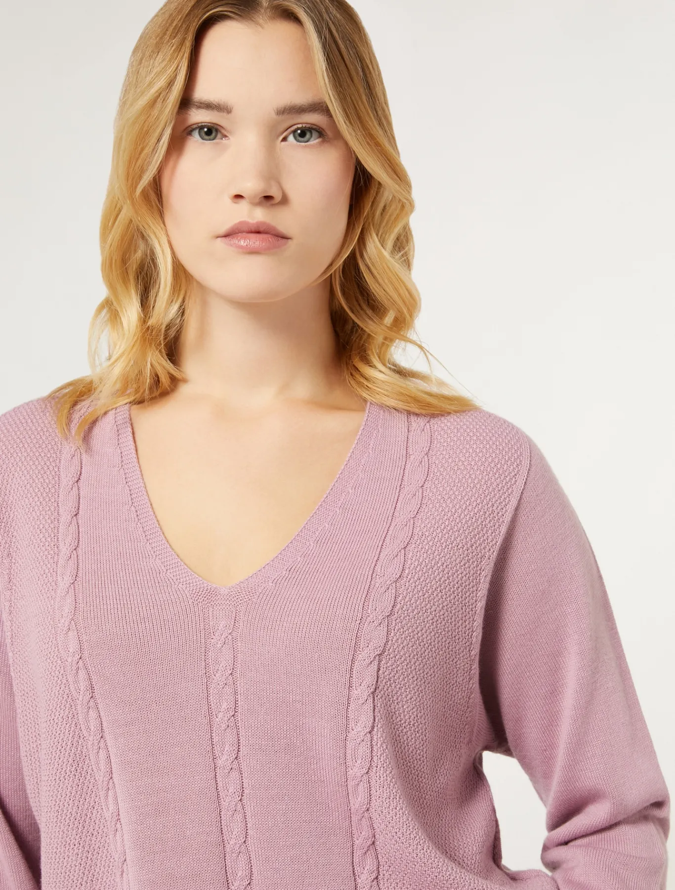 Marina Rinaldi Maglieria | Maglieria*Maglia in filato di lana ROSAANTICO