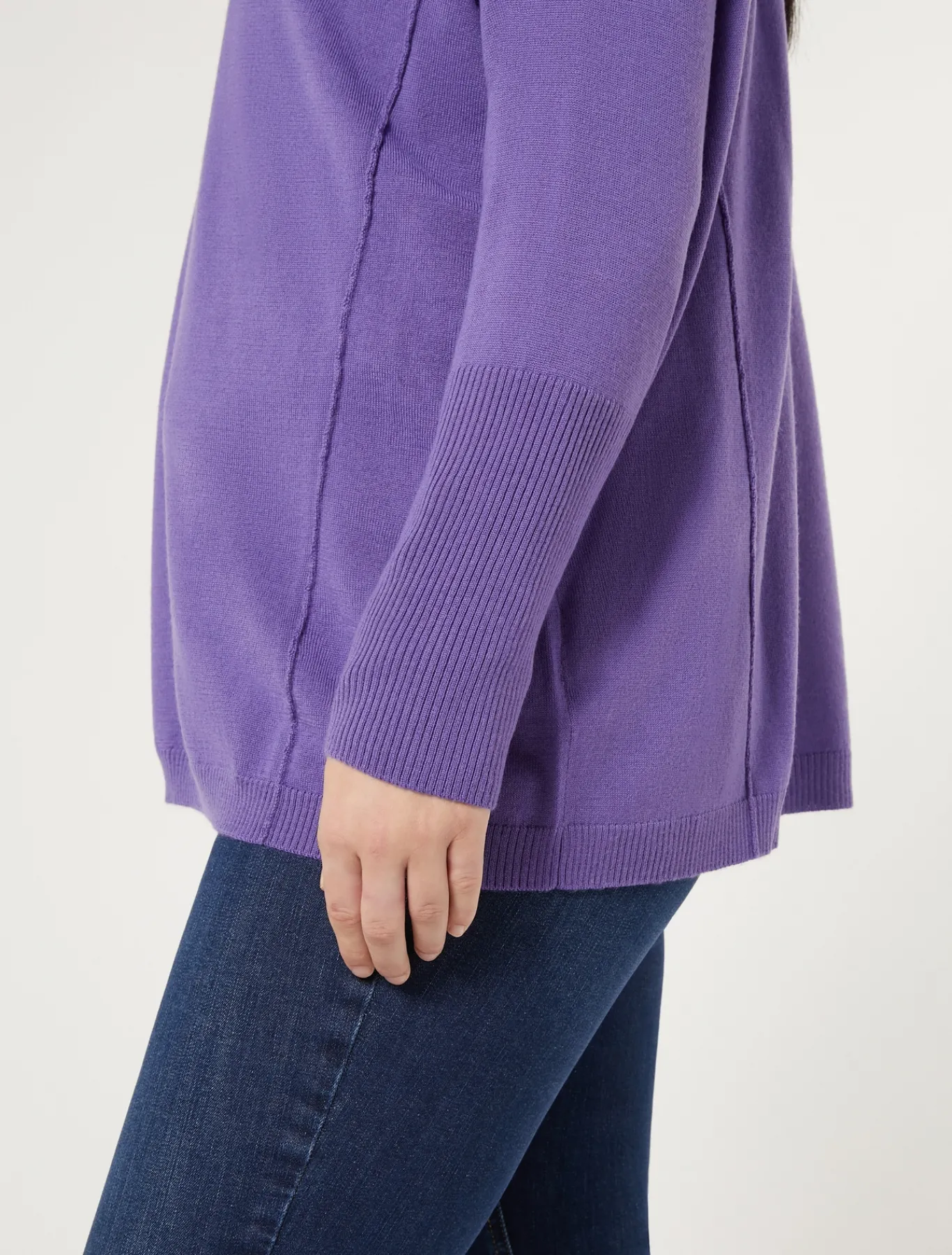 Marina Rinaldi Maglieria | Maglieria*Maglia in filato di lana VIOLA