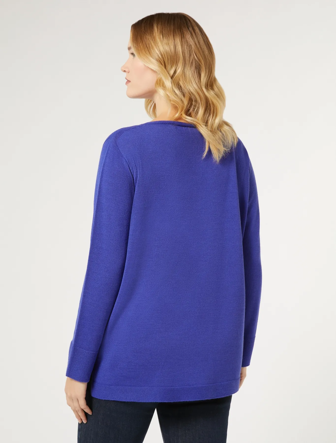 Marina Rinaldi Maglieria | Maglieria*Maglia in filato di lana VIOLA