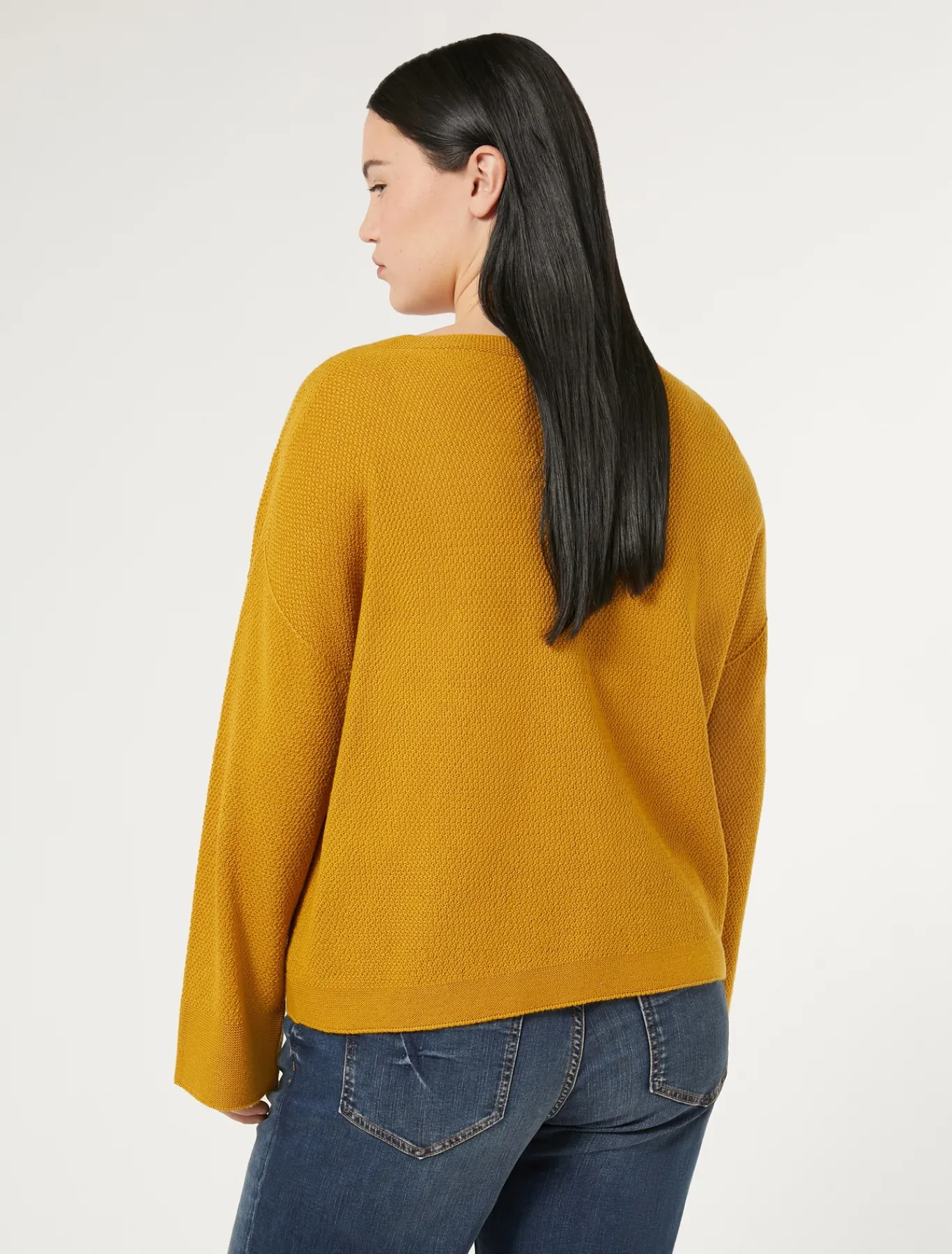 Marina Rinaldi Maglieria | Maglieria*Maglia in filato di lana SENAPE