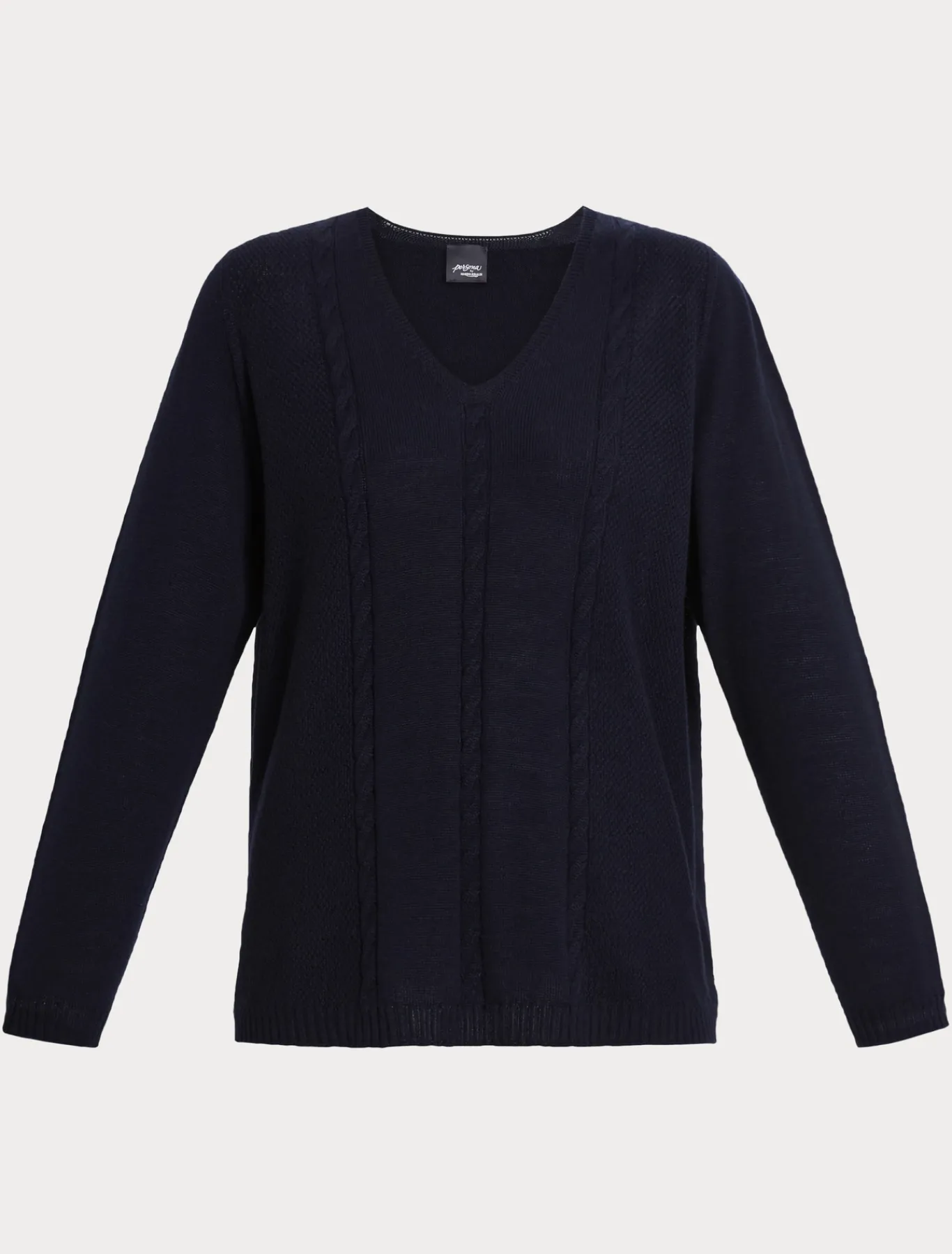 Marina Rinaldi Maglieria | Maglieria*Maglia in filato di lana BLUMARINO