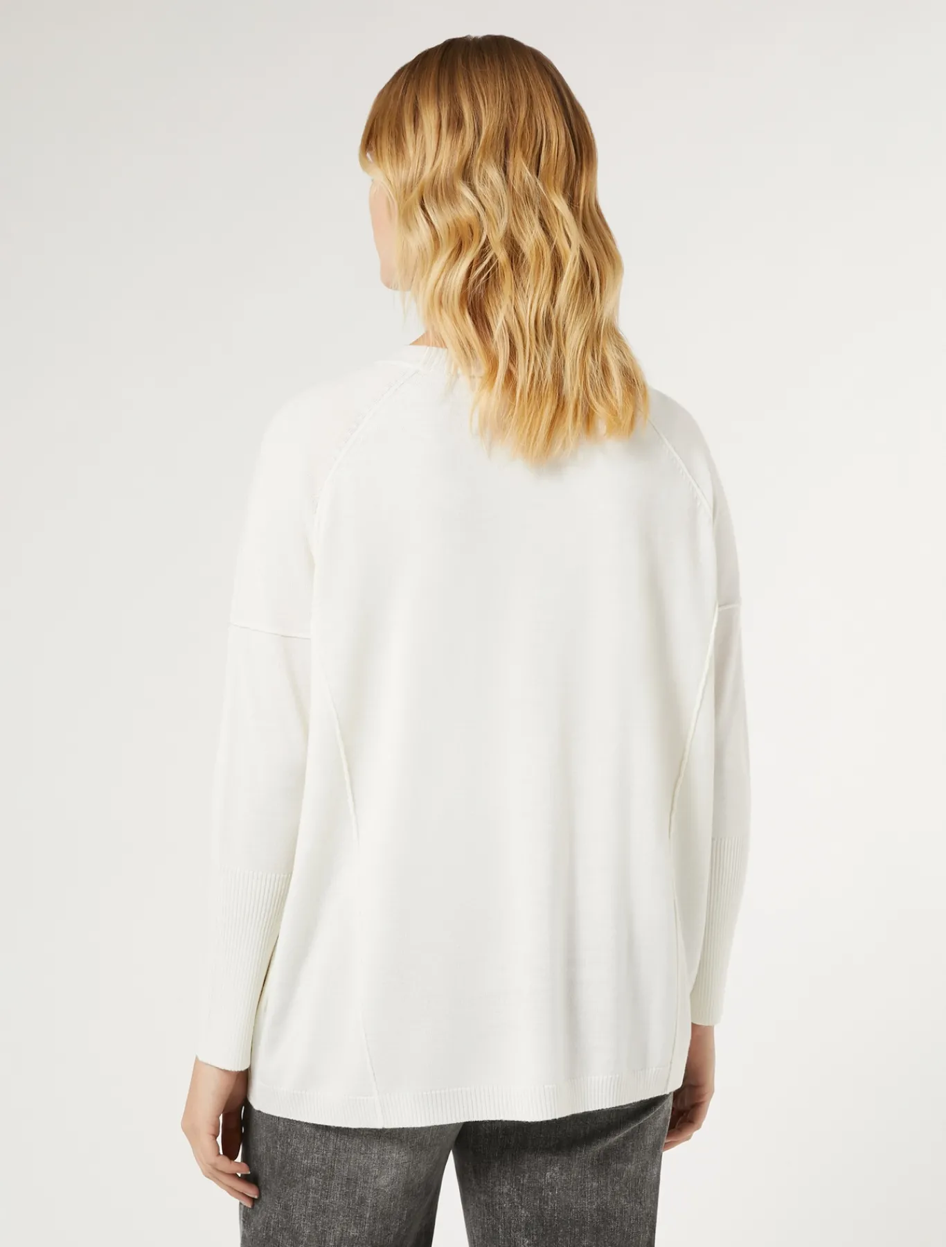 Marina Rinaldi Maglieria | Maglieria*Maglia in filato di lana BIANCO