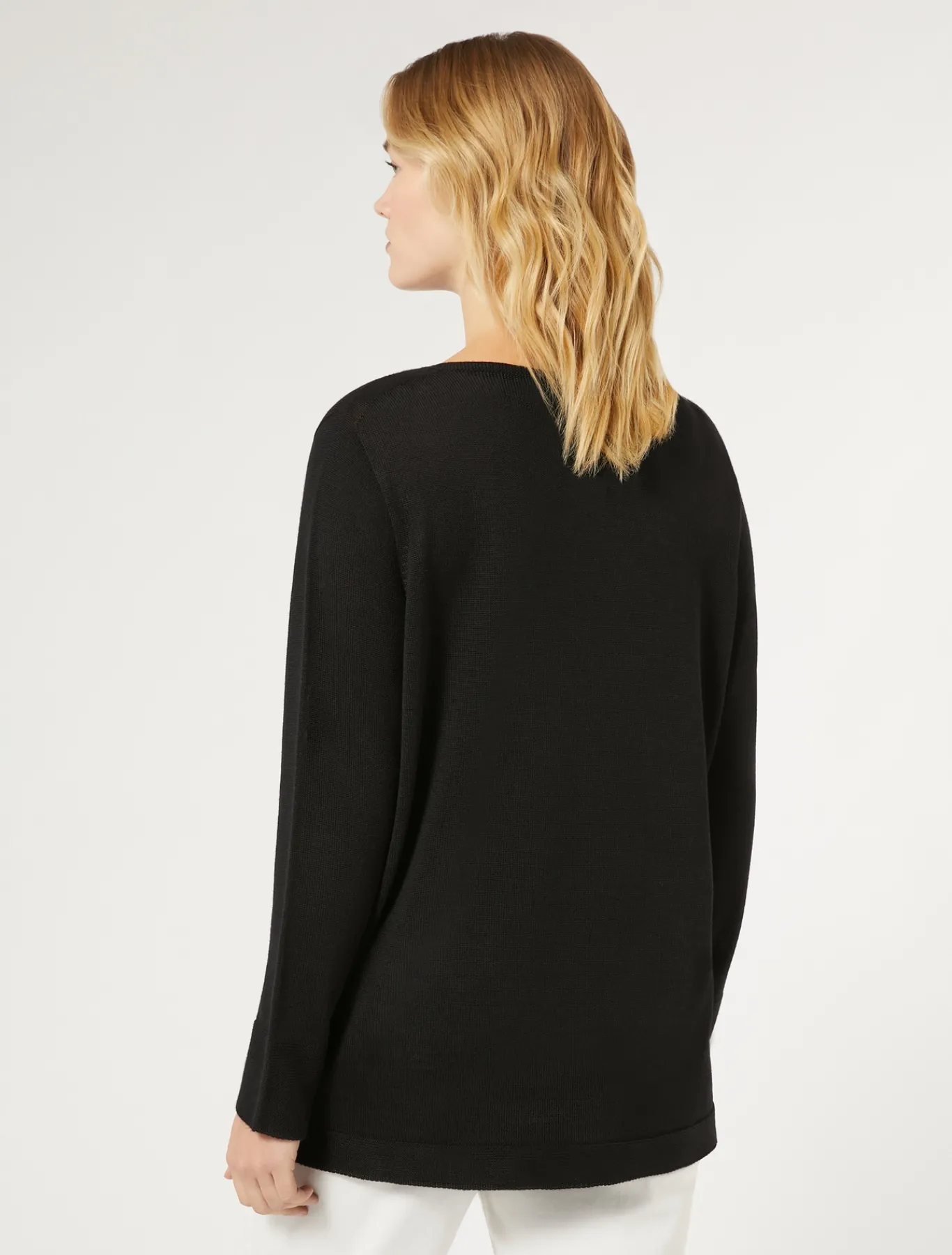 Marina Rinaldi Maglieria | Maglieria*Maglia in filato di lana NERO