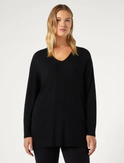 Marina Rinaldi Maglieria | Maglieria*Maglia in filato di viscosa NERO