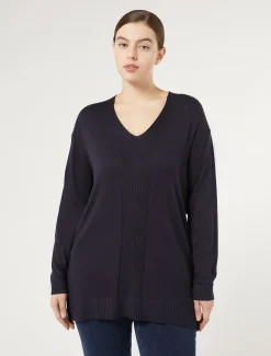Marina Rinaldi Maglieria | Maglieria*Maglia in filato di viscosa BLU