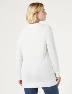Marina Rinaldi Maglieria | Maglieria*Maglia in filato di viscosa BIANCO