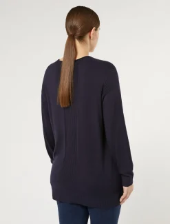 Marina Rinaldi Maglieria | Maglieria*Maglia in filato di viscosa BLU