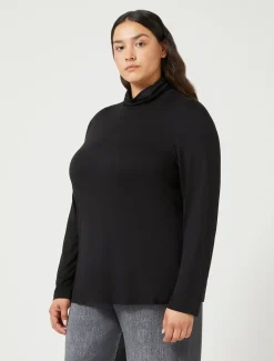 Marina Rinaldi Top & T-Shirt | Top & T-Shirt*Maglia in jersey NERO