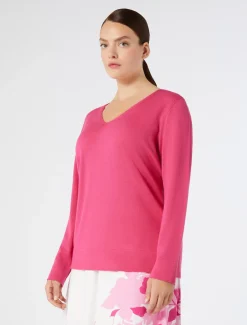 Marina Rinaldi Maglieria | Maglieria*Maglia in lana FUXIA
