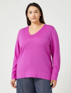 Marina Rinaldi Maglieria | Maglieria*Maglia in lana ROSA