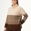 Marina Rinaldi Maglieria | Maglieria*Maglia in lana TORTORA