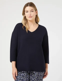 Marina Rinaldi Maglieria | Maglieria*Maglia in lana BLUNOTTE