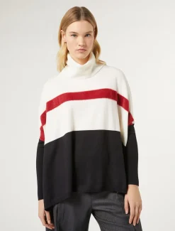 Marina Rinaldi Maglieria | Maglieria*Maglia in lana BLUMARINO