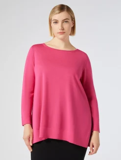 Marina Rinaldi Maglieria | Maglieria*Maglia in lana FUXIA