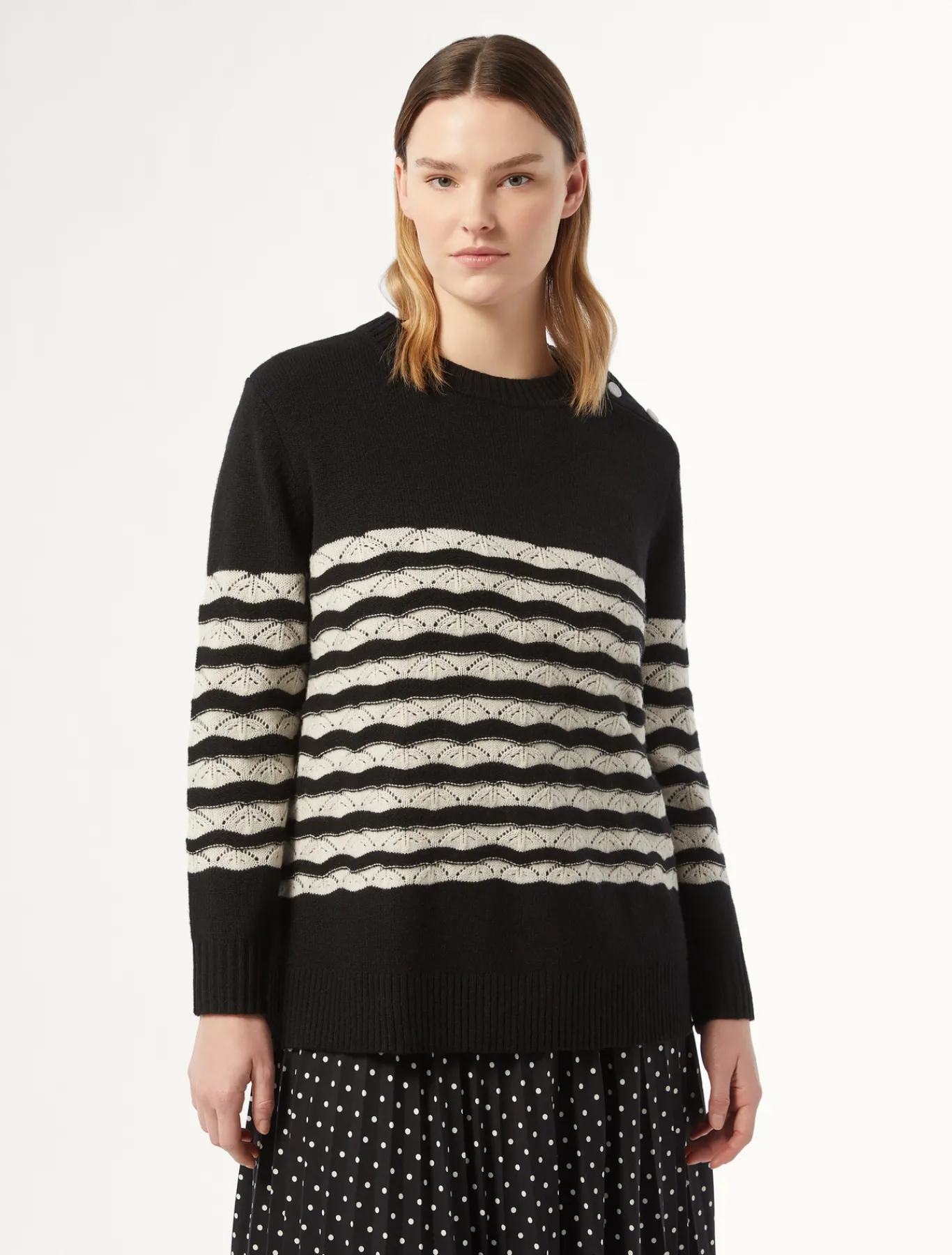 Marina Rinaldi Maglieria | Maglieria*Maglia in lana NERO