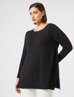 Marina Rinaldi Maglieria | Maglieria*Maglia in lana BLUNOTTE