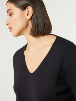 Marina Rinaldi Maglieria | Maglieria*Maglia in lana BLUNOTTE