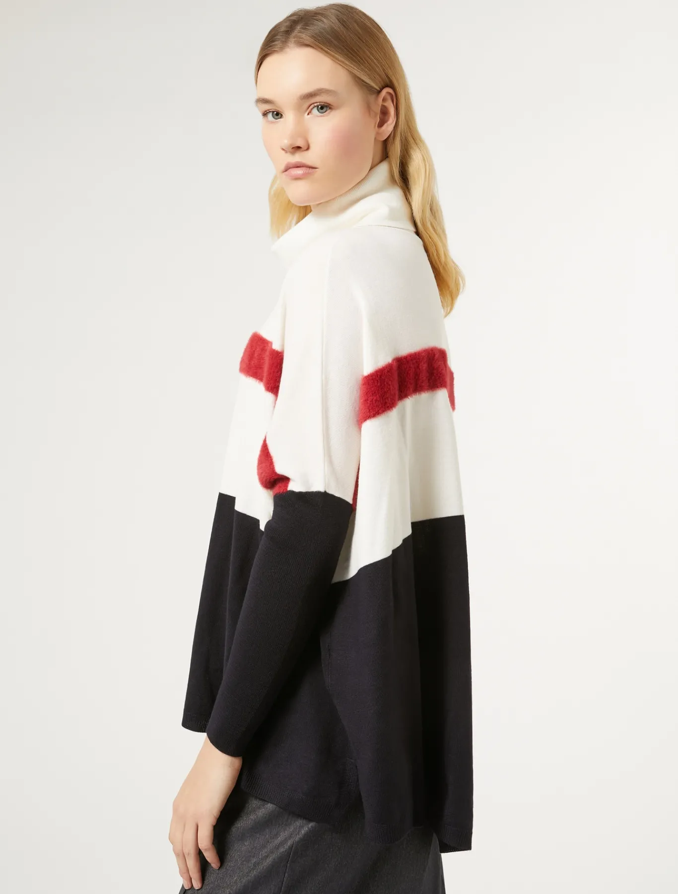 Marina Rinaldi Maglieria | Maglieria*Maglia in lana BLUMARINO