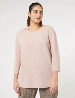 Marina Rinaldi Maglieria | Maglieria*Maglia in lana e cachemire ROSA