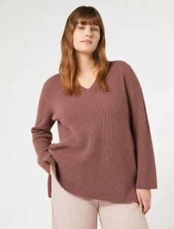 Marina Rinaldi Maglieria | Maglieria*Maglia in lana e cachemire RUGGINE