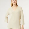Marina Rinaldi Maglieria | Maglieria*Maglia in lana e lurex AVORIO