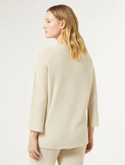 Marina Rinaldi Maglieria | Maglieria*Maglia in lana e lurex AVORIO