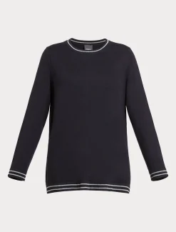 Marina Rinaldi Maglieria | Maglieria*Maglia in lana e lurex BLUNOTTE