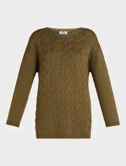 Marina Rinaldi Maglieria | Maglieria*Maglia in lana e lurex VERDE