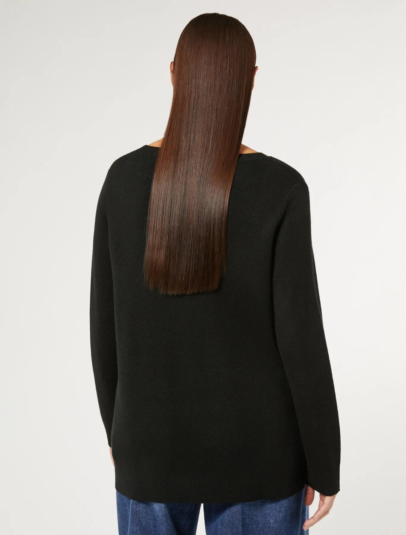 Marina Rinaldi Maglieria | Maglieria*Maglia in lana e viscosa NERO