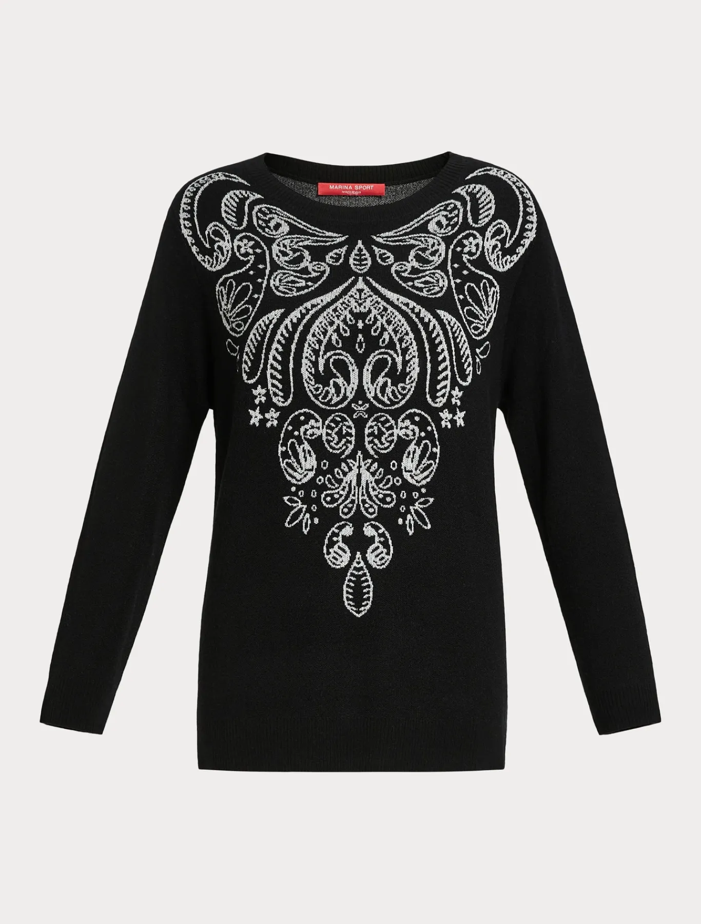 Marina Rinaldi Maglieria | Maglieria*Maglia in lana e viscosa NERO