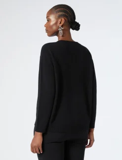 Marina Rinaldi Maglieria | Maglieria*Maglia in lana, seta e cachemire NERO