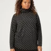 Marina Rinaldi Maglieria | Maglieria*Maglia in lana stampata NERO