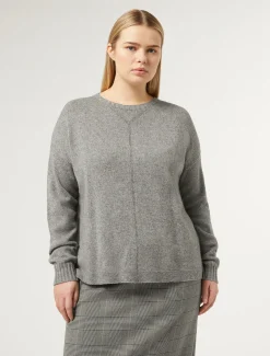 Marina Rinaldi Maglieria | Maglieria*Maglia in misto cachemire GRIGIOMEDIO