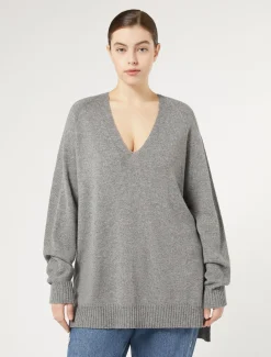 Marina Rinaldi Maglieria | Maglieria*Maglia in misto cachemire GRIGIOMEDIO
