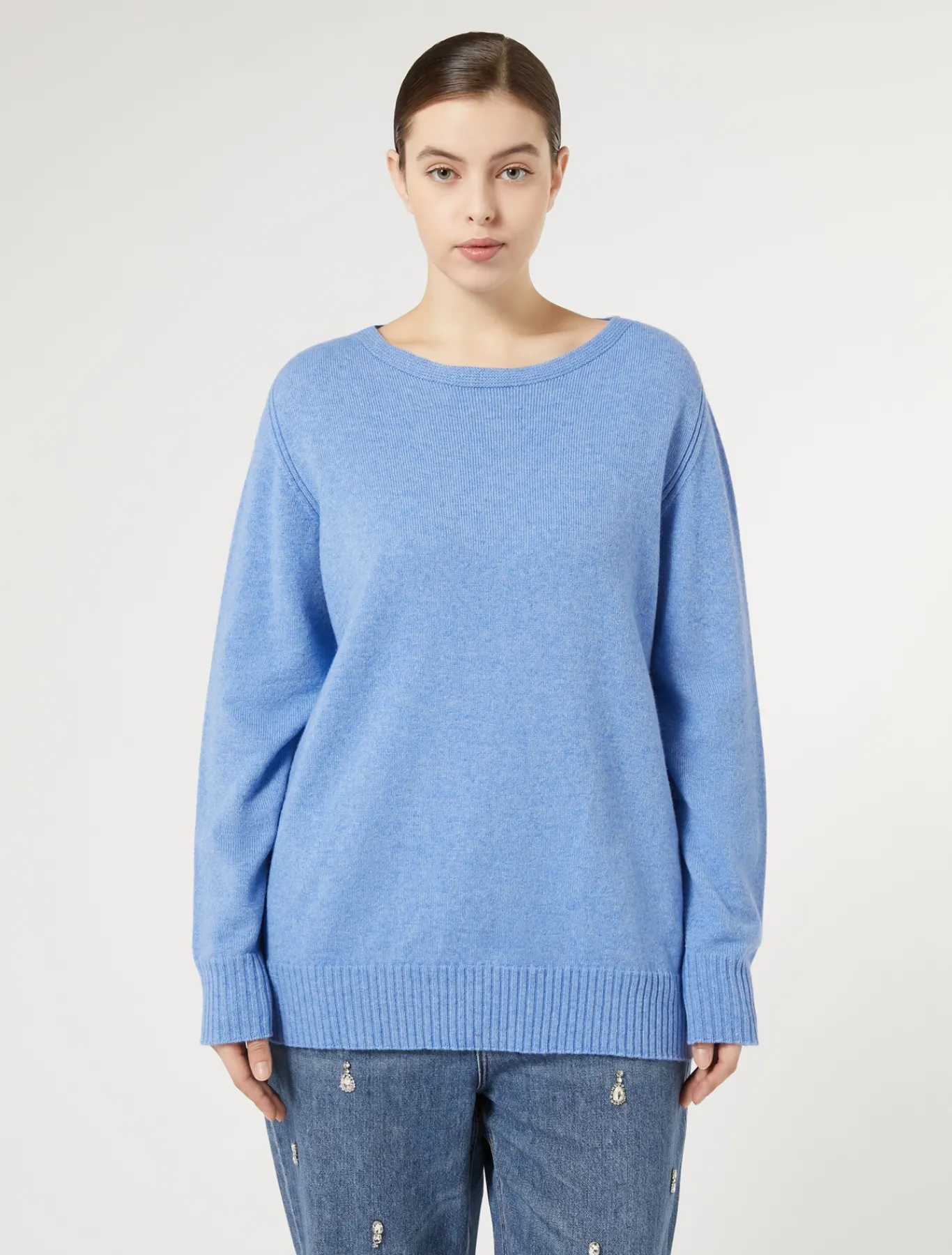 Marina Rinaldi Maglieria | Maglieria*Maglia in misto cachemire BLU