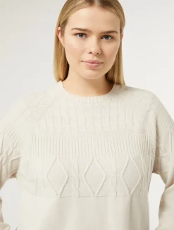 Marina Rinaldi Maglieria | Maglieria*Maglia in misto cachemire BEIGE