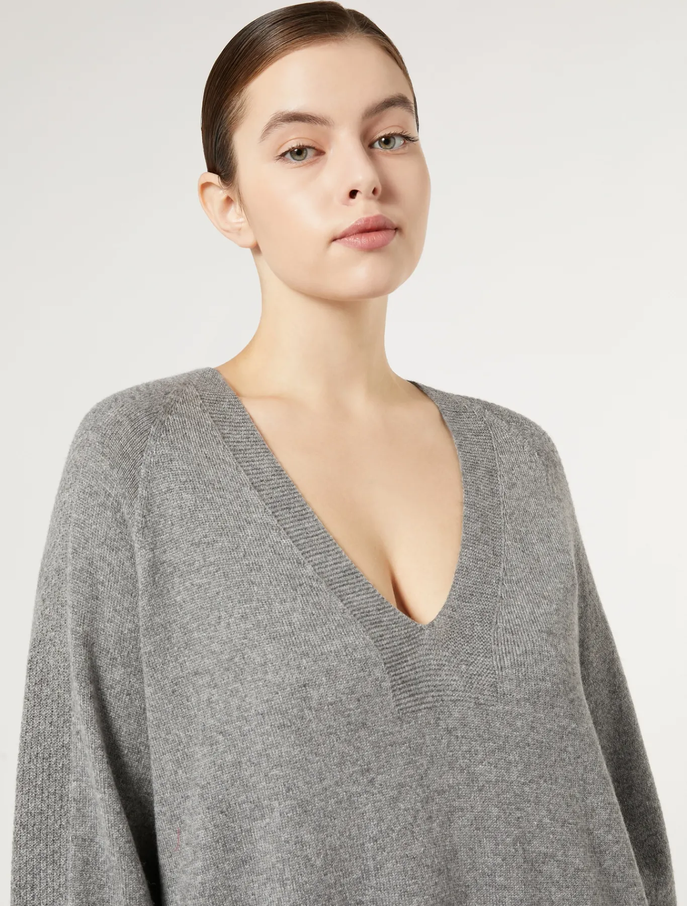 Marina Rinaldi Maglieria | Maglieria*Maglia in misto cachemire GRIGIOMEDIO