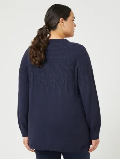 Marina Rinaldi Maglieria | Maglieria*Maglia in misto cachemire BLUNOTTE