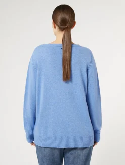 Marina Rinaldi Maglieria | Maglieria*Maglia in misto cachemire BLU
