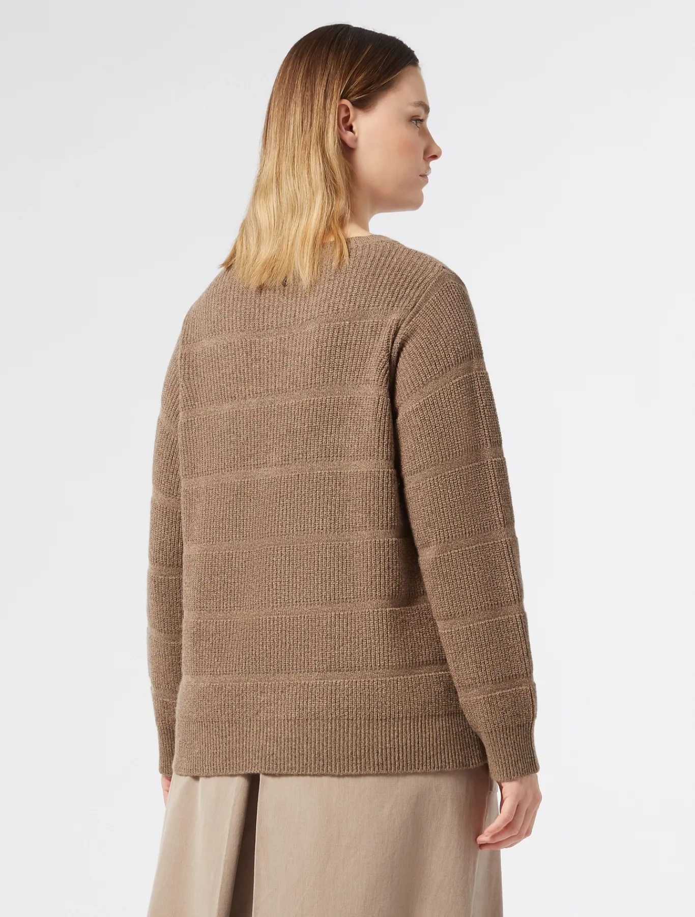 Marina Rinaldi Maglieria | Maglieria*Maglia in misto cachemire TORTORA
