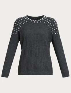 Marina Rinaldi Maglieria | Maglieria*Maglia in misto cachemire GRIGIOSCURO