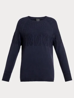 Marina Rinaldi Maglieria | Maglieria*Maglia in misto cachemire BLUNOTTE